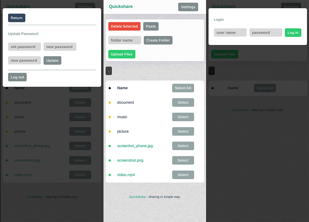 Quickshare on mobile